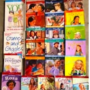 Lot of 23 American Girl books incl. Care and Keeping of You